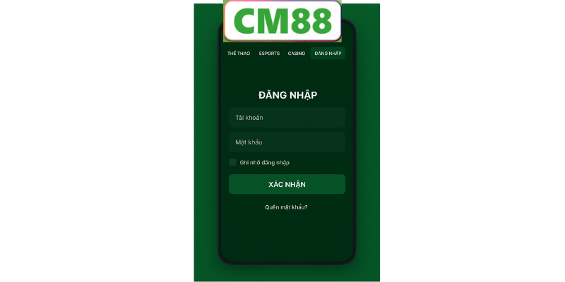 Hướng Dẫn Đăng Nhập CM88